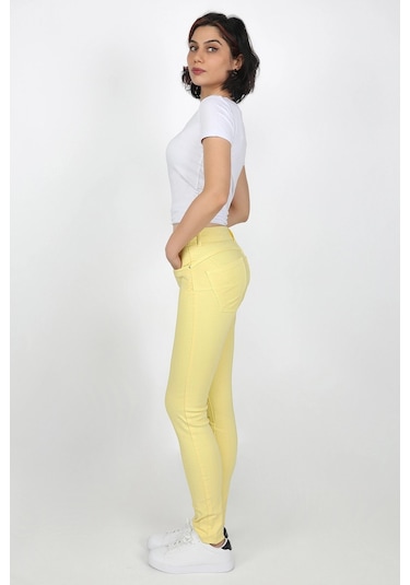 Balins Kadın Gabardin Pantolon Sarı