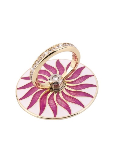 Wisdomselect Ayçiçeği 360 Dönen Halka Standı Tutucu Montaj Braketi Cep Telefonları Mobil Için Siyah Yok Havalandırma 9sıef2