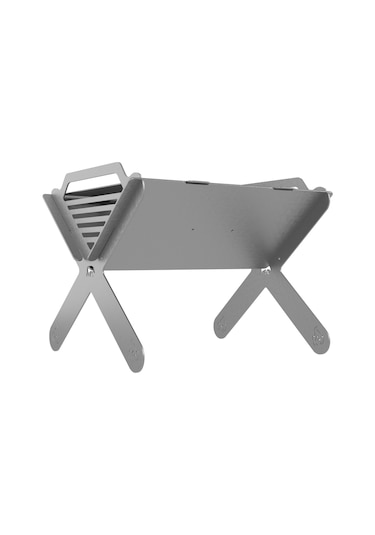 Kamp Ayısı X-mangal : Çelik Mangal Katlanabilir Izgara Çantalı, Taşınabilir, Dayanıklı, Hızlı Kurulum