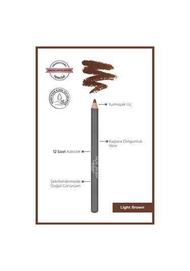 Alix Avien Kaş Kalemi Eyebrow Pencil Light Brown