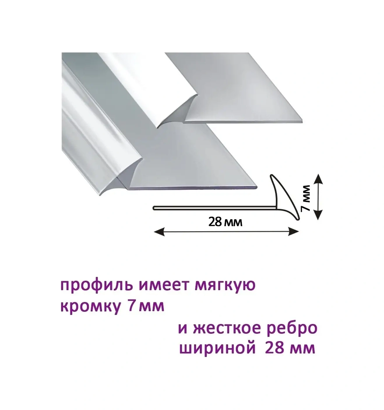 Domostroj Tezgah Kenarı Süpürgelik, Banyo Bordürü, Uzunluk: 3,2 M 34030751 Beyaz