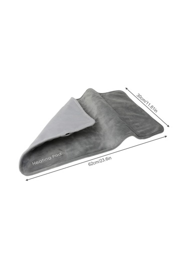 Ruicoo Gri Poliester Isıtıcı Yastık - 30x60cm Ipx7 Su Geçirmez, 10w Usb Type-c, 50-55 C Sabit Sıcaklık, Ev Kullanıma Uygun, Isı Terapi Fırıncısı Gri