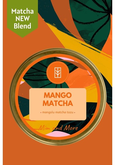 Mim and More Mango Matcha Tozu Teneke Kutu 25 G