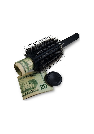 Sones H3005 Plastik Taşınabilir İlaç Kutusu Silindirli Tarak Saklama Kutusu Sessiz Siyah