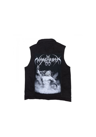 Nargaroth Era Of Threnody Siyah Kot Yelek Siyah