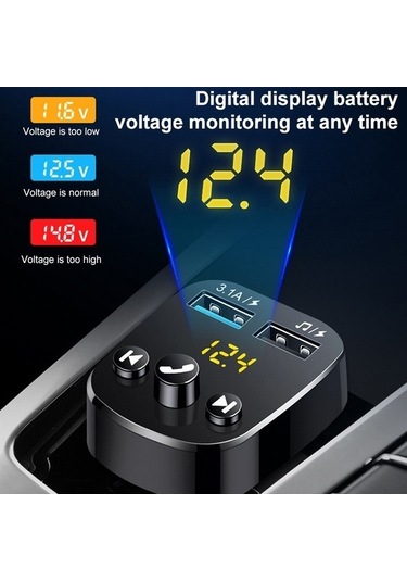 Artfulabode Sones Serbest Mp3 Özellikli Bluetooth Araç Alıcı Akıllı 362 Vr