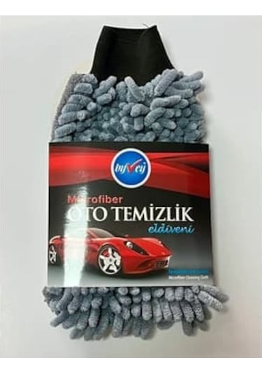 5 Adet Byvey Oto Temizlik Eldiveni Mikrofiber