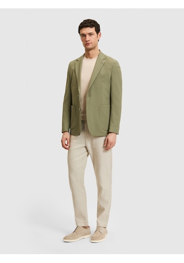 Cacharel Haki Slim Fit Ceket Yesıl