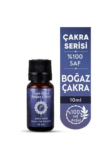 Onka Farma Boğaz Çakra Aromaterapi Yağ Karışımı 10 ML