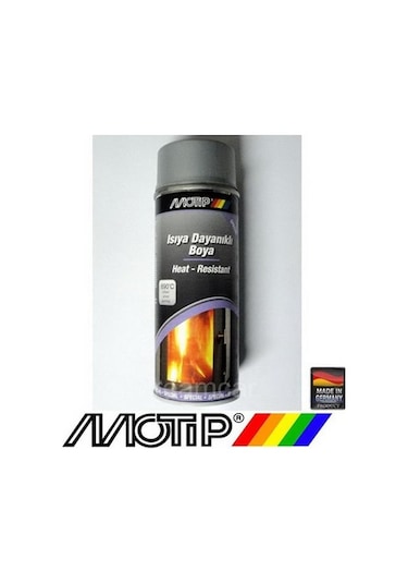 Motip 690 Derece Isıya Dayanıklı Gümüş Boya 400 ML. Made in Germany