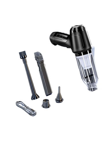 Üflemeli Entegre Akülü Elektrikli Süpürge-siyah 03