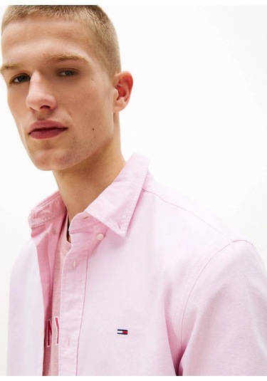 Tjm Reg Oxford Ext Pembe Erkek Gömlek-8743 Pembe