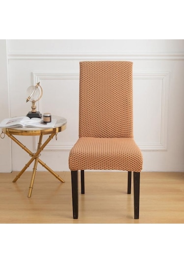 Deve Spandex Jakarlı Sandalye Düz Renk Streç Mobilya Koruyucu Slipcovers Yemek Odası Düğün Için Çıkarılabilir Sandalye Kapakları