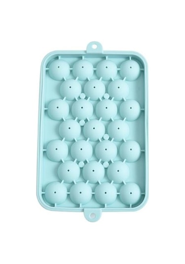 Gökyüzü Mavi Büyük Kapasiteli Kolay Bırakılan Silikon Buz Kafes Jöle Yoğurt Buz Topu Kalıp Buzdolabı Buz Kutusu Gıda Sınıfı Buz Konteyneri