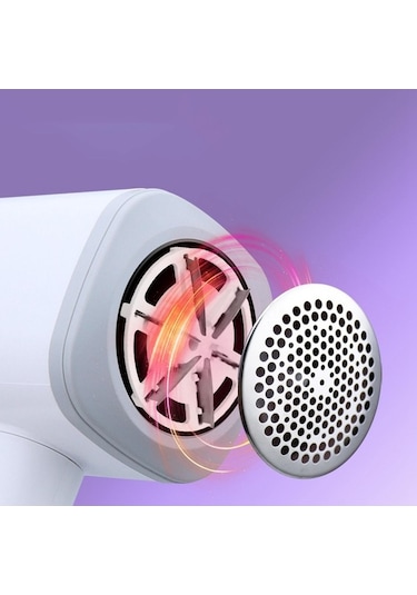 Pazly Tüy Tıraş Temizleyici Suntek Petek Net Makinesi Kumaş Beyaz Ac Beyaz