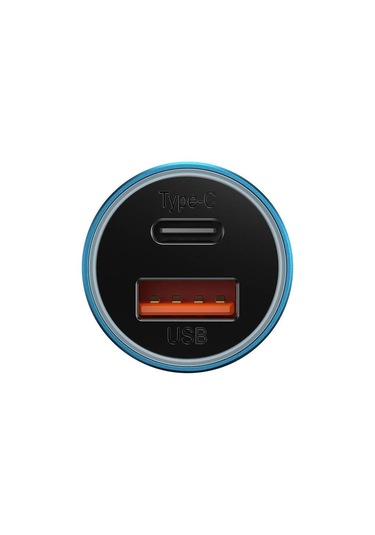 Baseus Golden Contactor Max Araç Şarj Cihazı, Usb + Usb-c, 60w