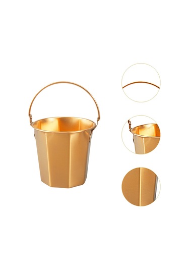 Homyl Şampanya Restoran Barı Için Buz Kovası Hafif İçecek Altın 1.1l