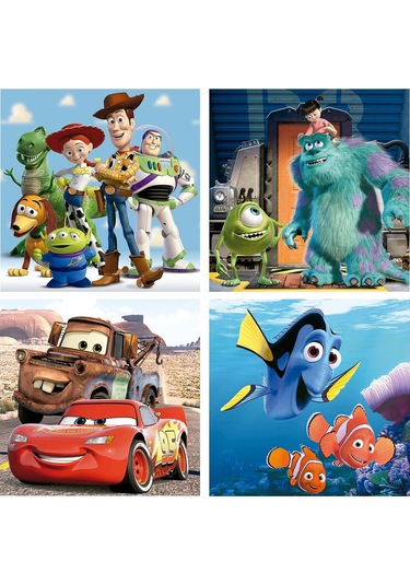 Educa Puzzle - 12+16-20+25 Parça Disney Pixar Kademeli 3-5 Yaş Çocuk Puzzle/yapboz 1 Adet