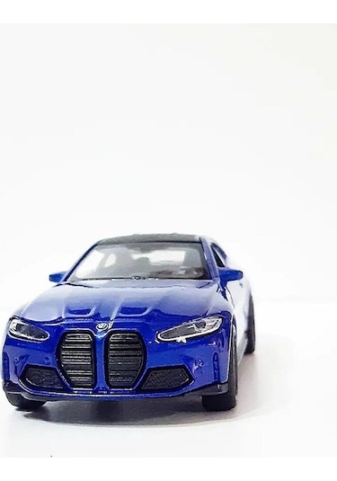 Bmw M4 1:36 Maket Model Araba Mavi