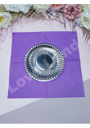 Love Land Doğum Günü Kutlaması İçin Kağıt Mendil 32 Adet 159992015 Violet