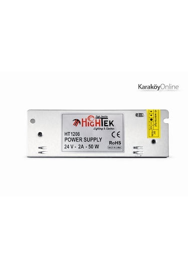 24v 2a Metal Kasa Adaptör Led Driver 50w Trafo Güç Kaynağı