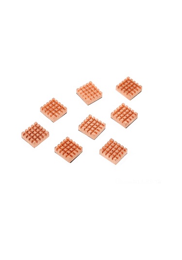Reedark Temiz Bakır Soğutucu Plakaları - Ekran Kartı, Bellek, Anakart İçin 13x12x4mm - 8 Adet Set Gpu, Ram, Kuzey-batı Köprü Soğutma