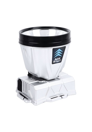 Ximistore9 Yüksek Parlaklık Şarj Edilebilir Entegre Batarya Ve Güç Göstergeli 32 Led Zoomlu, Isıya Dayanıklı, Su Geçirmez Kafa Feneri Gümüş Diğer