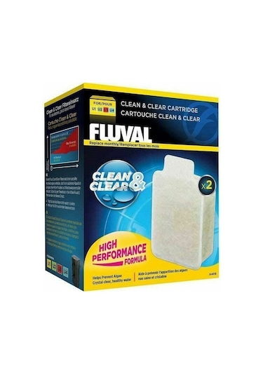 Fluval U1 U2 U3 U4 Clean Clear Kartuş 2li Paket