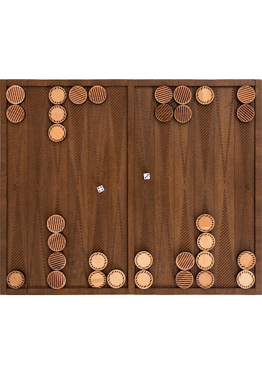 Portatif Katlanabilir Seyahat Tavla Ve Satranç Takımı