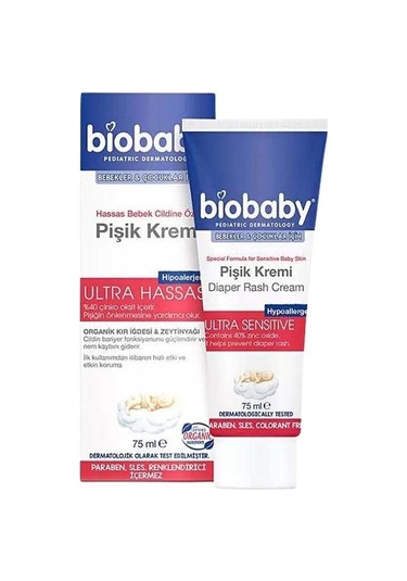 Biobaby Pişik Bakım Kremi 75ml X2 Adet