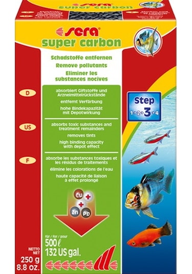 Sera Super Carbon 250 Gr