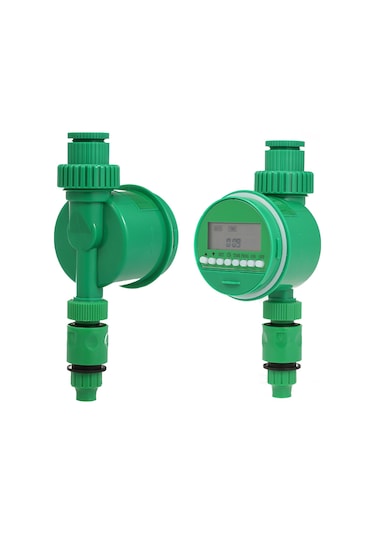Çıkış Programlanabilir Hortum Musluk Zamanlayıcı 3/4" 1/2" Musluk Otomatik Kablosuz Su Geçidi Bahçe Sulama Sulama Zamanlayıcısı Pil İle Çalışır