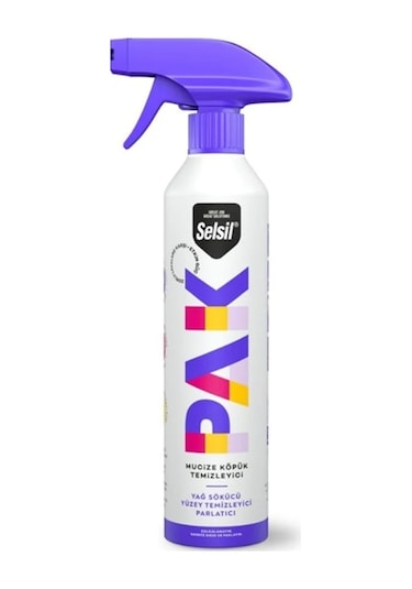 Selsil Pak Mucize Köpük Temizleyici Sprey 500 Ml
