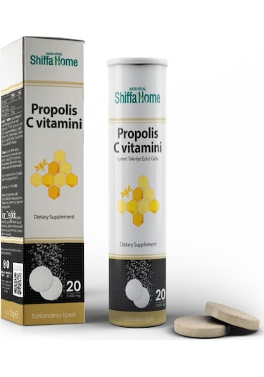 Aksu Vital Shiffa Home Propolis & C Vitamini 20 Tablet