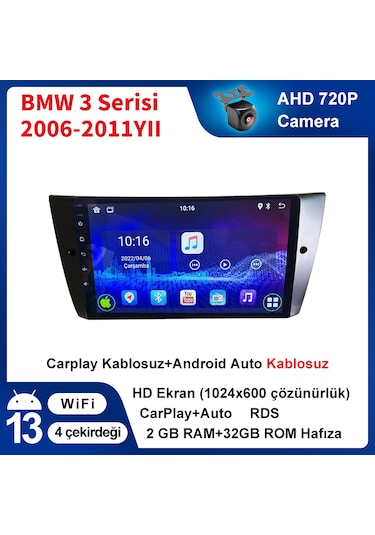 Bmw 3 Serisi 2006-2011yıl 2gb Ram 32gb Rom Navigasyon Carplay Mul