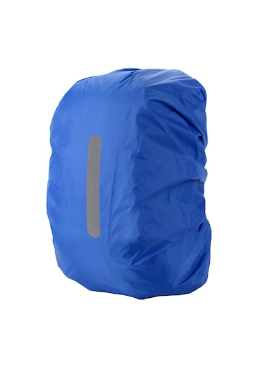 Ruicoo Outdoor Aktivite Çanta Yağmurluk - Parlak Yansıtan Dikey Çizgili, Su Geçirmez Kılıf, M Boy 30-40l , Mavi Renk Çok Renkli
