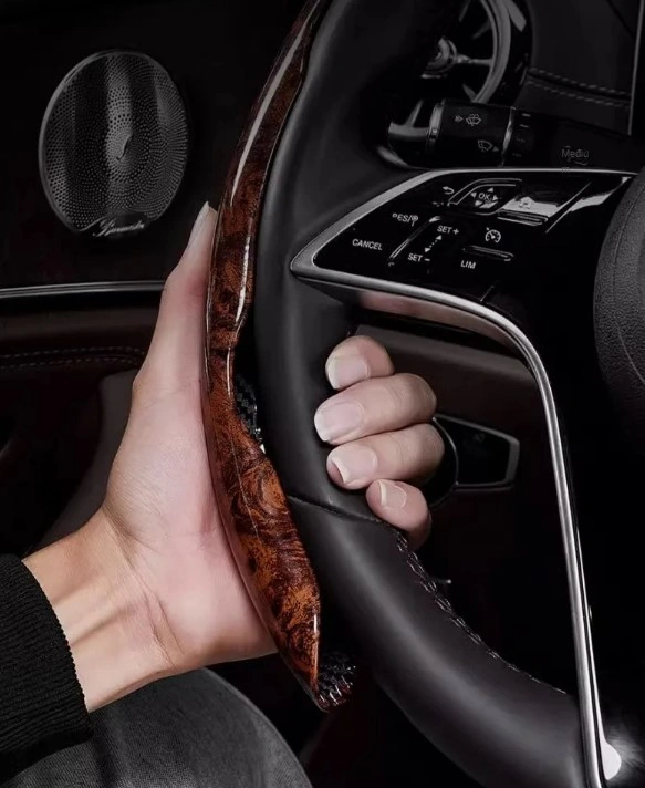 Ahşap Tasarımlı Direksiyon Simidi Koruma Kılıfı 2 Li 4490