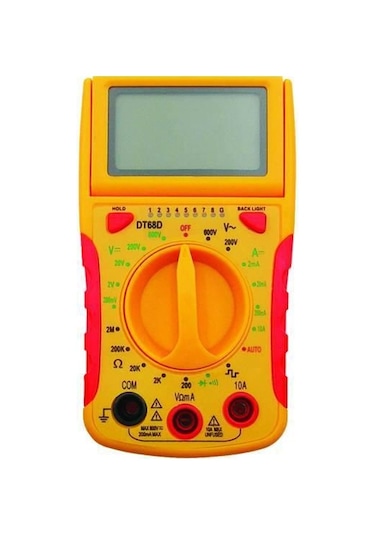 Class Dijital Multimetre & Kablo Test Cihazı - Dt 68d