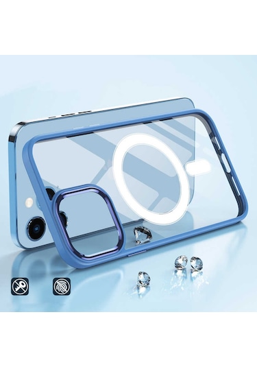 Iphone 13 Pro Max Kilif Wireless Özellikli Krom Magsafe Silikon 551641006