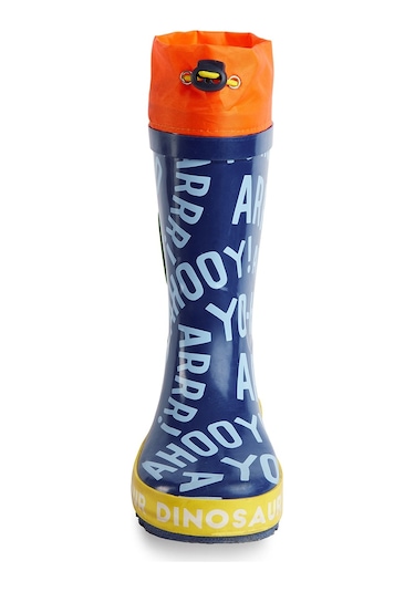 Denokids Renkli Dinozorlar Erkek Çocuk Yağmur Botu Lacivert
