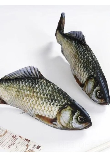 Aubyhe Yumuşak Kumaşlı Balık Desenli Kalem Kutusu - 26x7 Cm, 30 Gr, Geniş İç, Pürüzsüz Reşen, Öğrencilere Uygun Diğer