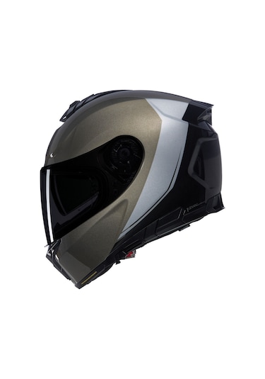 Nolan N80.8 Verniciatura Speciale Kapalı Kask Siyah Camlı 342 Krem - Siyah