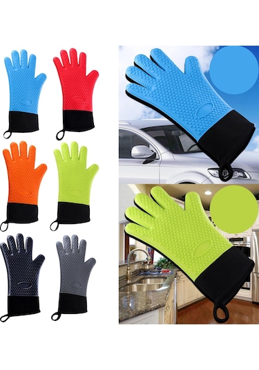 Suntek Premium Fırın Eldivenleri Pişirme Için Yalıtımlı Siyah