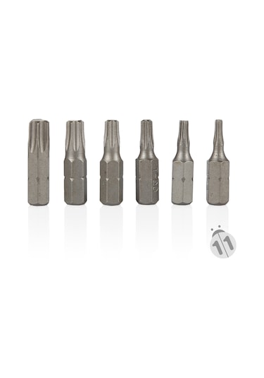 1/4" Torx Bits 10-15-20-25-30-40 6 Parça Cr-v