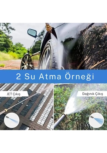 Techtic 30cm Köpük Hazneli Basınçlı Ayarlanabilir Bahçe Sulama