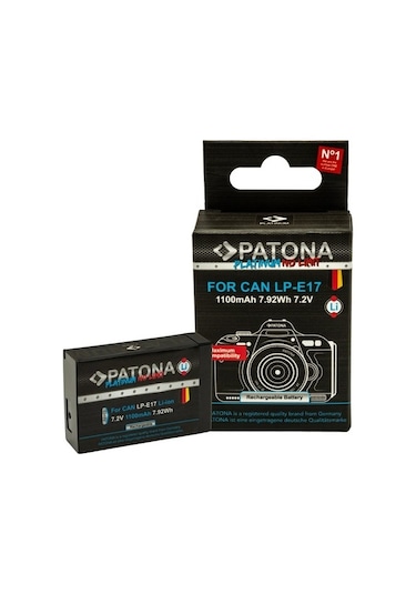 Patona Canon LP-E17 1348 Uyumlu Platinum Batarya