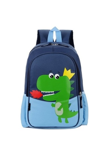 Chic Childishness Dinozor Çocuk Sırt Çantası Okul Çantaları 5u1rnl Açık Mavi