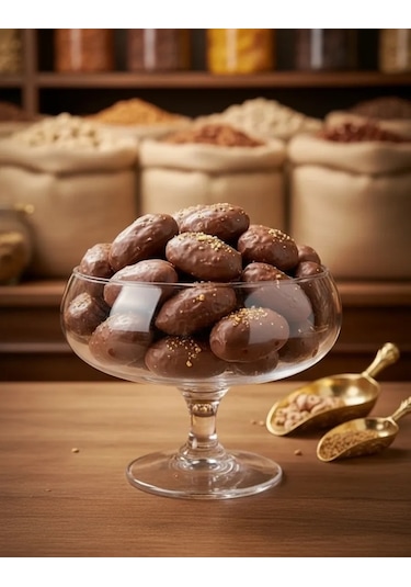 Hurci Sütlü Çikolata Kaplı Bademli Hurma 250 G