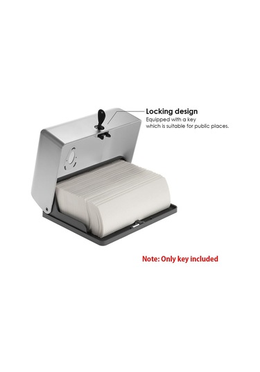 Jms Chuangdıan Sabunluk Ve Kağıt Mendil Güvenlik Kilitleme Tasarımının Anahtarı Siyah