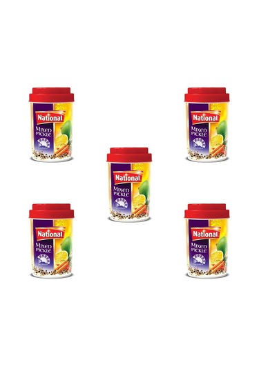 Yelpaze National Yağlı Karışık Mango Hint Turşusu Achar 5 x 400 G